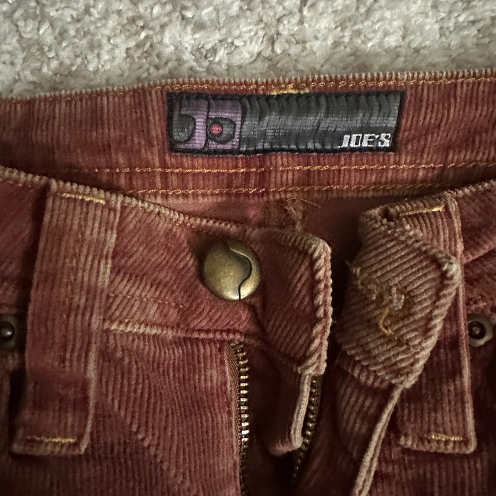 Joe's Jeans Copper Corduroy Flare Pants - Picture 4 of 5